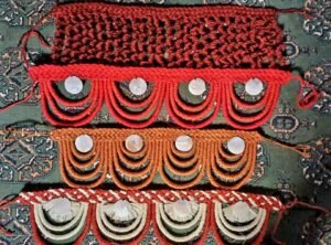 Different designs and colors of Tongan Kiekie 